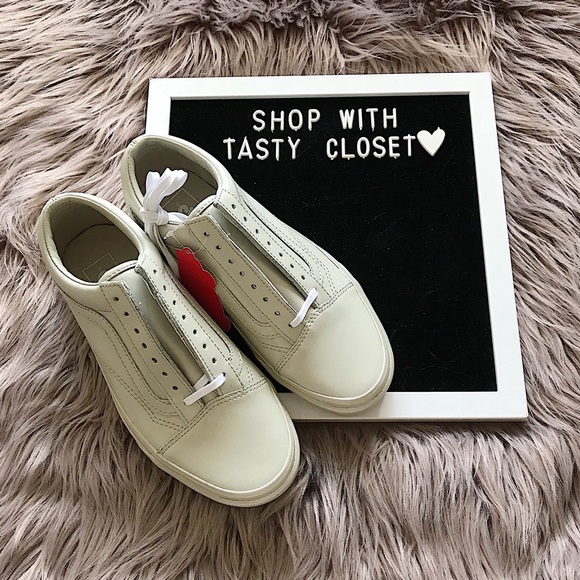 Vans old skool cement leather sneakers - Picture 3 of 4